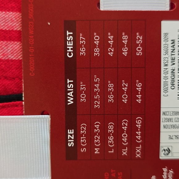 NEW! Men's Red Plaid Lightweight Flannel 2pc Pajama Set, Wondershop - Picture 5 of 5